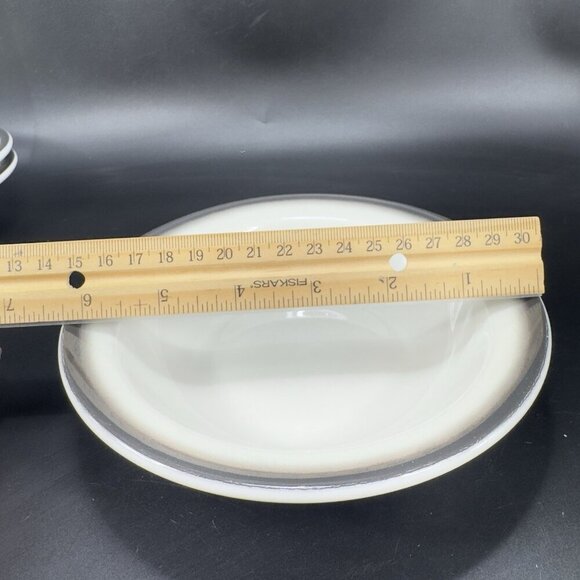 McNicol China Heavy Restaurant Ware Black Ombré Deep Dish Bowl Set 3 Bowl Dishes - Picture 3 of 10